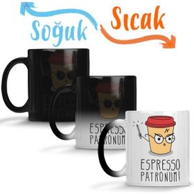 Baskı Dükkanı KB7110 Ekspresso Patronum Porselen Kupa Bardak