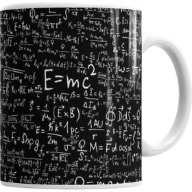 Baskı Dükkanı KB7111 E=mc2 Formül Matematik Formülü Porselen Kupa Bardak