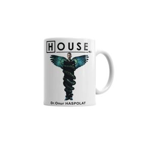 Baskı Dükkanı KB7117 Dr House Porselen Kupa Bardak