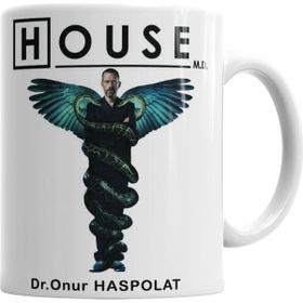Baskı Dükkanı KB7117 Dr House Porselen Kupa Bardak