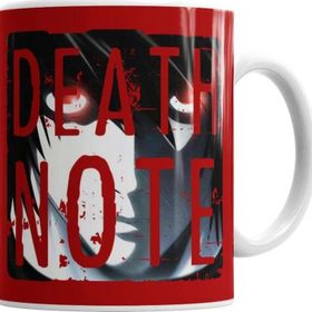 Baskı Dükkanı KB7123 Death Note Logo Porselen Kupa Bardak