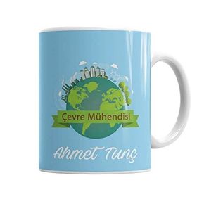 Baskı Dükkanı KB7132 Çevre Mühendisi Porselen Kupa Bardak