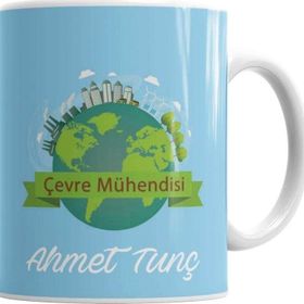 Baskı Dükkanı KB7132 Çevre Mühendisi Porselen Kupa Bardak