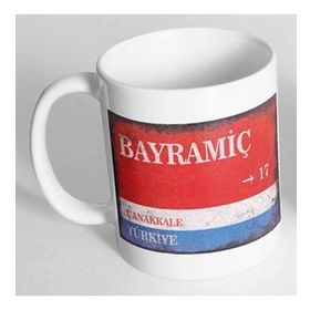 Baskı Dükkanı KB7136 Çanakkale Bir Hilal Uğruna Porselen Kupa Bardak