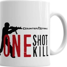 Baskı Dükkanı KB7139 Counter Strike Porselen Kupa Bardak