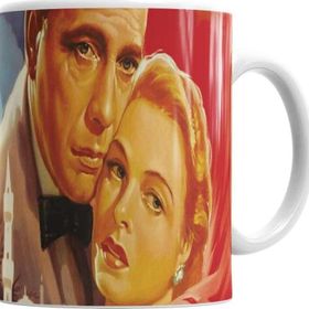 Baskı Dükkanı KB7148 Casablanca Retro Porselen Kupa Bardak