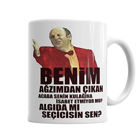 Baskı Dükkanı KB715 Leyla Ile Mecnun Ismail Abi Algıda Mı Seçicisin Kupa Bardak