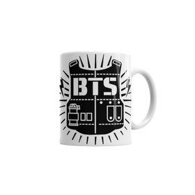 Baskı Dükkanı KB7151 Bts Kore Müzik Porselen Kupa Bardak