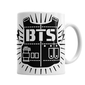 Baskı Dükkanı KB7151 Bts Kore Müzik Porselen Kupa Bardak