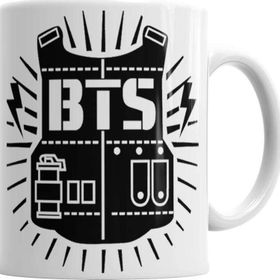 Baskı Dükkanı KB7151 Bts Kore Müzik Porselen Kupa Bardak