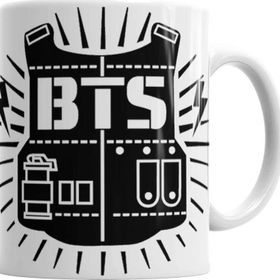Baskı Dükkanı KB7151 Bts Kore Müzik Porselen Kupa Bardak