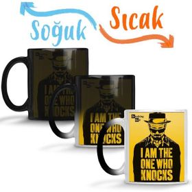 Baskı Dükkanı KB7154 Breakıng Bad Im The One Who Knocks Porselen Kupa Bardak