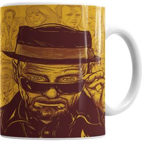 Baskı Dükkanı KB7155 Breakıng Bad Im The One Who Knocks Porselen Kupa Bardak