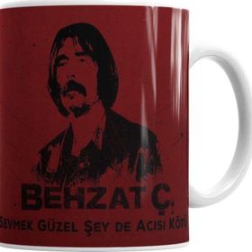 Baskı Dükkanı KB7173 Behzat Ç Sevmek Güzel Şey De Acısı Kötü Porselen Kupa Bardak