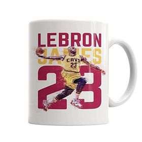 Baskı Dükkanı KB719 Lebron James 23 Porselen Kupa Bardak