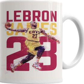 Baskı Dükkanı KB719 Lebron James 23 Porselen Kupa Bardak