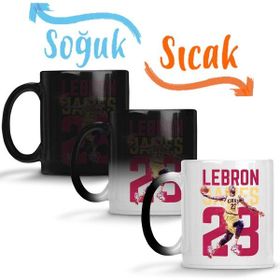 Baskı Dükkanı KB720 Lebron James 23 Porselen Kupa Bardak