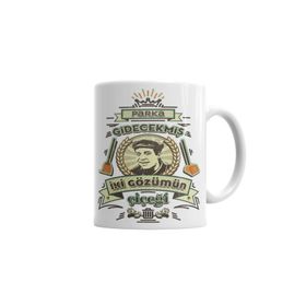 Baskı Dükkanı KB7216 Kemal Sunal Parka Gidecekmiş Iki Gözümün Çiçeği Kupa Bardak