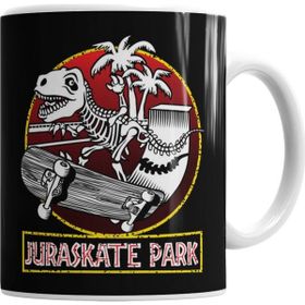Baskı Dükkanı KB7226 Juraskate Park Porselen Kupa Bardak