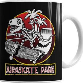 Baskı Dükkanı KB7226 Juraskate Park Porselen Kupa Bardak