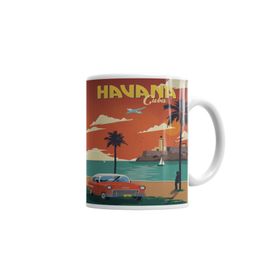 Baskı Dükkanı KB7252 Havana Porselen Kupa Bardak
