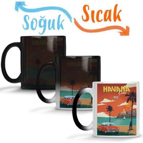 Baskı Dükkanı KB7252 Havana Porselen Kupa Bardak