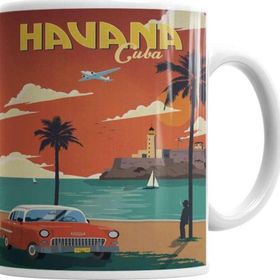 Baskı Dükkanı KB7252 Havana Porselen Kupa Bardak