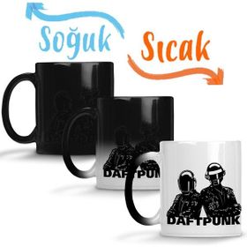 Baskı Dükkanı KB7281 Frida Kahlo Daft Punk Porselen Kupa Bardak
