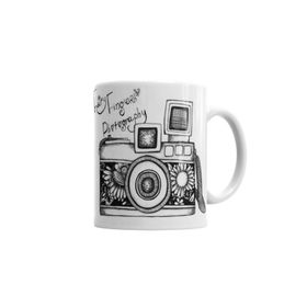 Baskı Dükkanı KB7297 Foto Camera Porselen Kupa Bardak