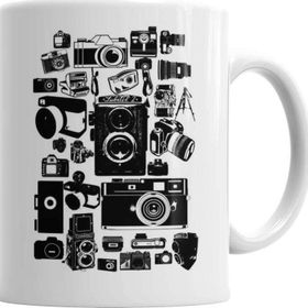 Baskı Dükkanı KB7297 Foto Camera Porselen Kupa Bardak