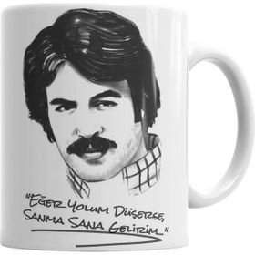 Baskı Dükkanı KB7314 Oğuz Atay Söz Porselen Kupa Bardak