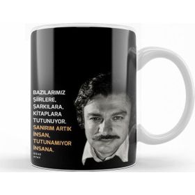 Baskı Dükkanı KB7314 Oğuz Atay Söz Porselen Kupa Bardak