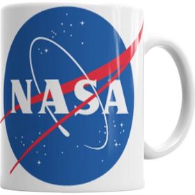 Baskı Dükkanı KB7327 Nasa Logosu Porselen Kupa Bardak