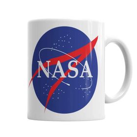 Baskı Dükkanı KB7327 Nasa Logosu Porselen Kupa Bardak