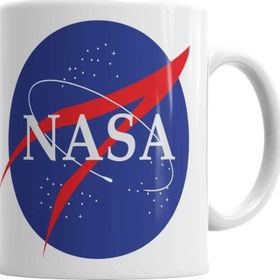 Baskı Dükkanı KB7327 Nasa Logosu Porselen Kupa Bardak