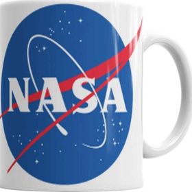 Baskı Dükkanı KB7327 Nasa Logosu Porselen Kupa Bardak