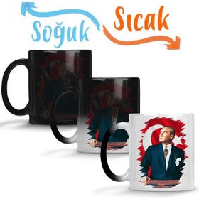 Baskı Dükkanı KB7338 Mustafa Kemal Atatürk Porselen Kupa Bardak