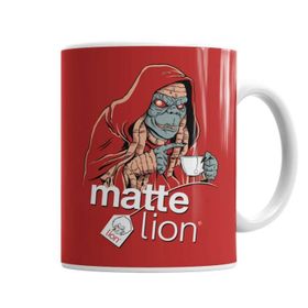 Baskı Dükkanı KB7353 Matte Lion Porselen Kupa Bardak