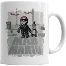 Baskı Dükkanı KB7360 Mad Mario Porselen Kupa Bardak