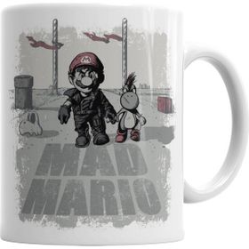 Baskı Dükkanı KB7360 Mad Mario Porselen Kupa Bardak