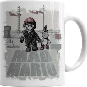 Baskı Dükkanı KB7360 Mad Mario Porselen Kupa Bardak