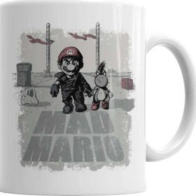 Baskı Dükkanı KB7360 Mad Mario Porselen Kupa Bardak