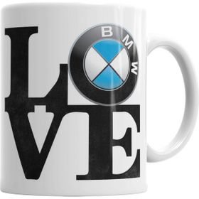 Baskı Dükkanı KB7361 Love Bmw Aşk Bmw Porselen Kupa Bardak