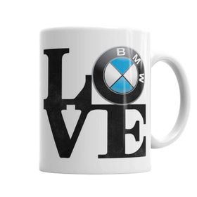 Baskı Dükkanı KB7361 Love Bmw Aşk Bmw Porselen Kupa Bardak