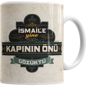 Baskı Dükkanı KB7366 Leyla Ile Mecnun Ismaile Yine Kapının Önü Gözüktü Kupa Bardak