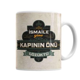 Baskı Dükkanı KB7366 Leyla Ile Mecnun Ismaile Yine Kapının Önü Gözüktü Kupa Bardak