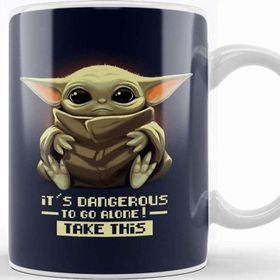 Baskı Dükkanı KB7401 Yoda Porselen Kupa Bardak