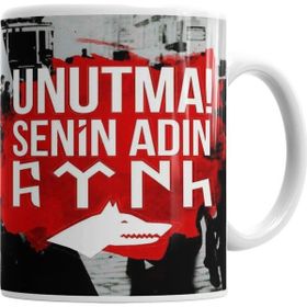 Baskı Dükkanı KB7422 Unutma Senin Adın Türk Porselen Kupa Bardak
