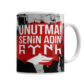 Baskı Dükkanı KB7422 Unutma Senin Adın Türk Porselen Kupa Bardak