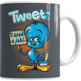 Baskı Dükkanı KB7423 Tweety Tweet Porselen Kupa Bardak